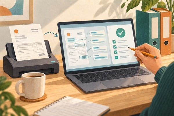 Processing invoices in AFAS: its own Scan & Recognise, Whitevision or Zenvoices?
