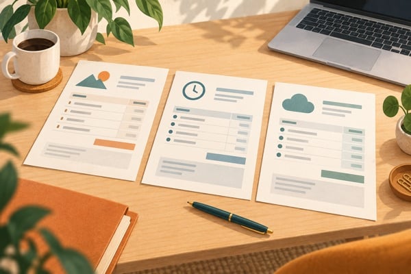 Quotation example: three usable templates for business services